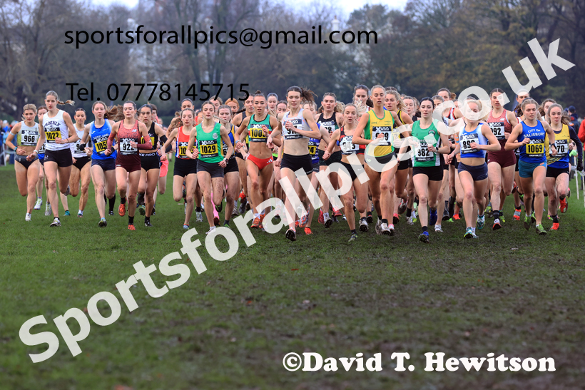 Senior Womens and Under-23s 2025 Liverpool Cross Challenge, Sefton Park, Saturday, November 22th. Photo: David T. Hewitson/Sports for All Pics